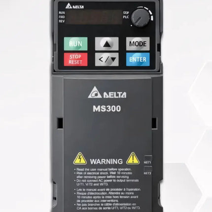 Delta VFD2A7MS43AFSAA – MS‑300 Serisi 0,75 kW (1 HP) 460 V 3 Faz VFD
