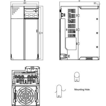 DELTA VFD32AMH43AFSAA – MH300 Serisi AC Motor Sürücüsü