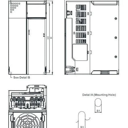 DELTA - VFD32AMS43AFSAA | MS300 Serisi 15kW Hız Kontrol Cihazı