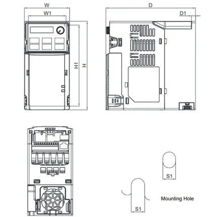 DELTA VFD4A8MS21AFSAA – MS300 Serisi 0,75kW Hız Kontrol Cihazı