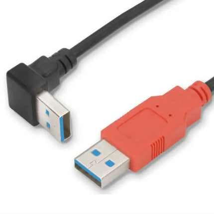 DK-300199-030-S 90° Açılı Tip A Konnektörlü – Tip A USB Bağlantı Kablosu