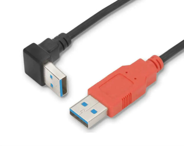 DK-300199-030-S 90° Açılı Tip A Konnektörlü – Tip A USB Bağlantı Kablosu