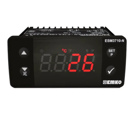 Emko ESM-3710-N Panel Montajlı Dijital On/Off Sıcaklık Kontrol Cihazı (NTC/PTC/TC/RTD Girişli)