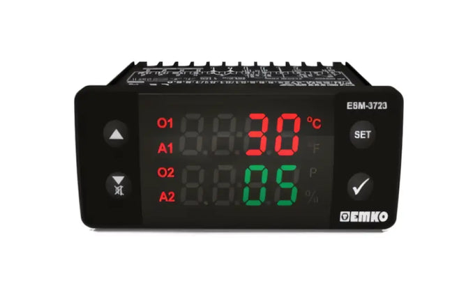 EMKO - ESM-3723.5.6.6.0.101.011.0.0.0 | PMI-P Probsuz 4 Röle Çıkışlı Sıcaklık Kontrol Cihazı