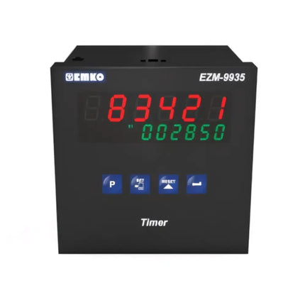 EMKO EZM-9935.5.00.0.100.000.0.0.0 – Zaman Kontrol Cihazı | 1 Röle Çıkışlı – 230V AC – 96x96mm