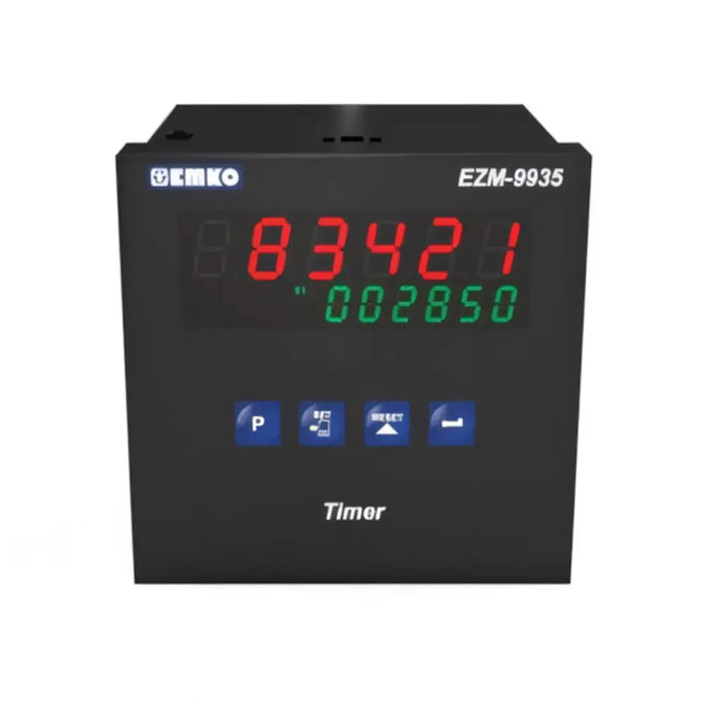 EMKO EZM-9935.5.00.0.100.000.0.0.0 – Zaman Kontrol Cihazı | 1 Röle Çıkışlı – 230V AC – 96x96mm