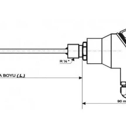 Emko RTKR-M08-L200.1 – Kafalı Termokupl Sensör